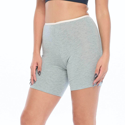 Lux Cotton Anti Thigh Chafing Underwear Short 7" | Grey