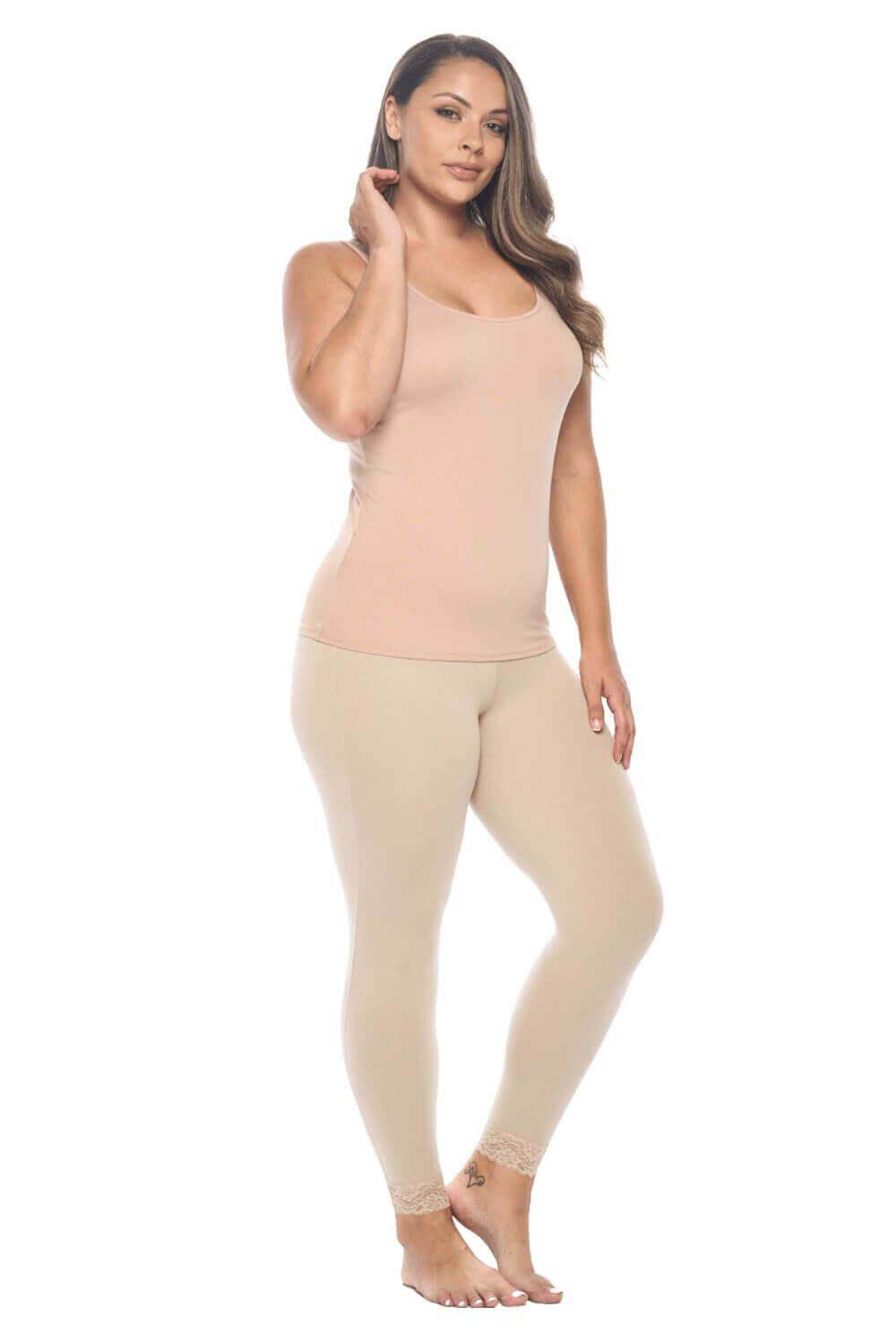 Lux Essential Tank Top | Beige