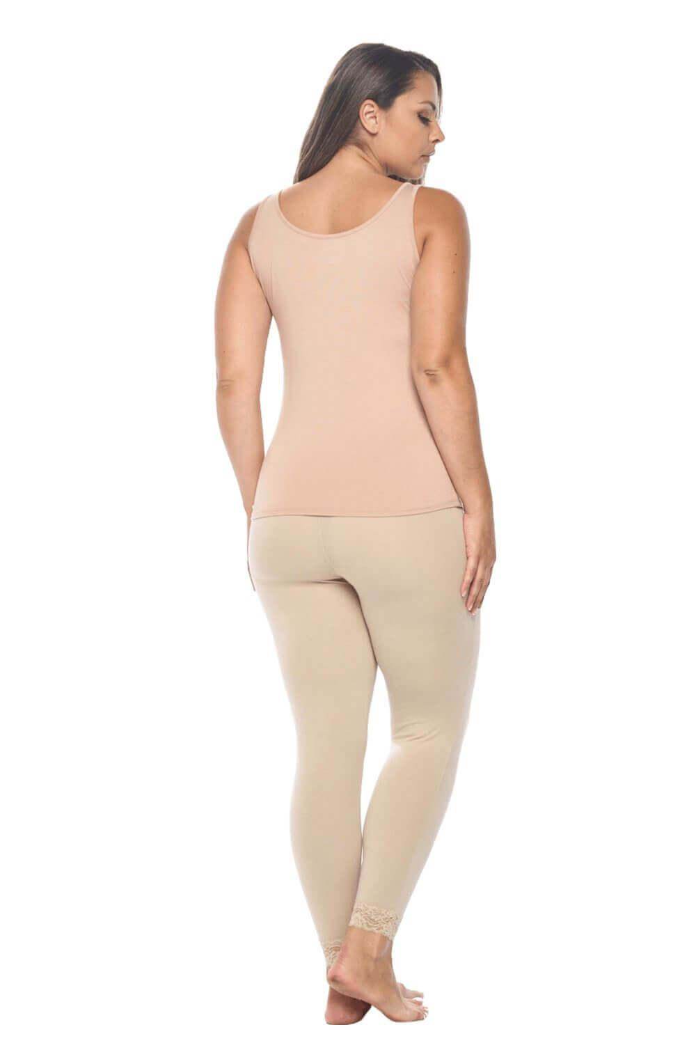 Lux Essential Tank Top | Beige