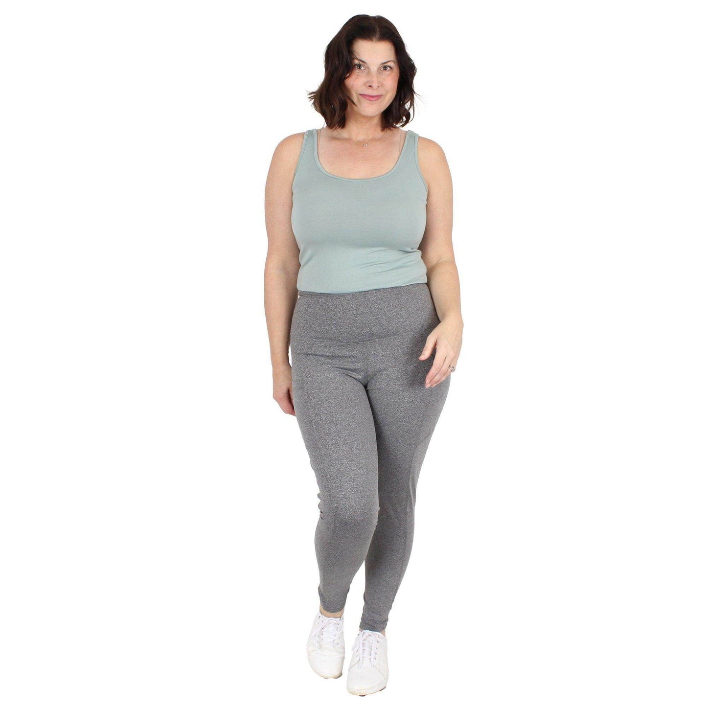 Lux Essential Tank Top | Green Dusty