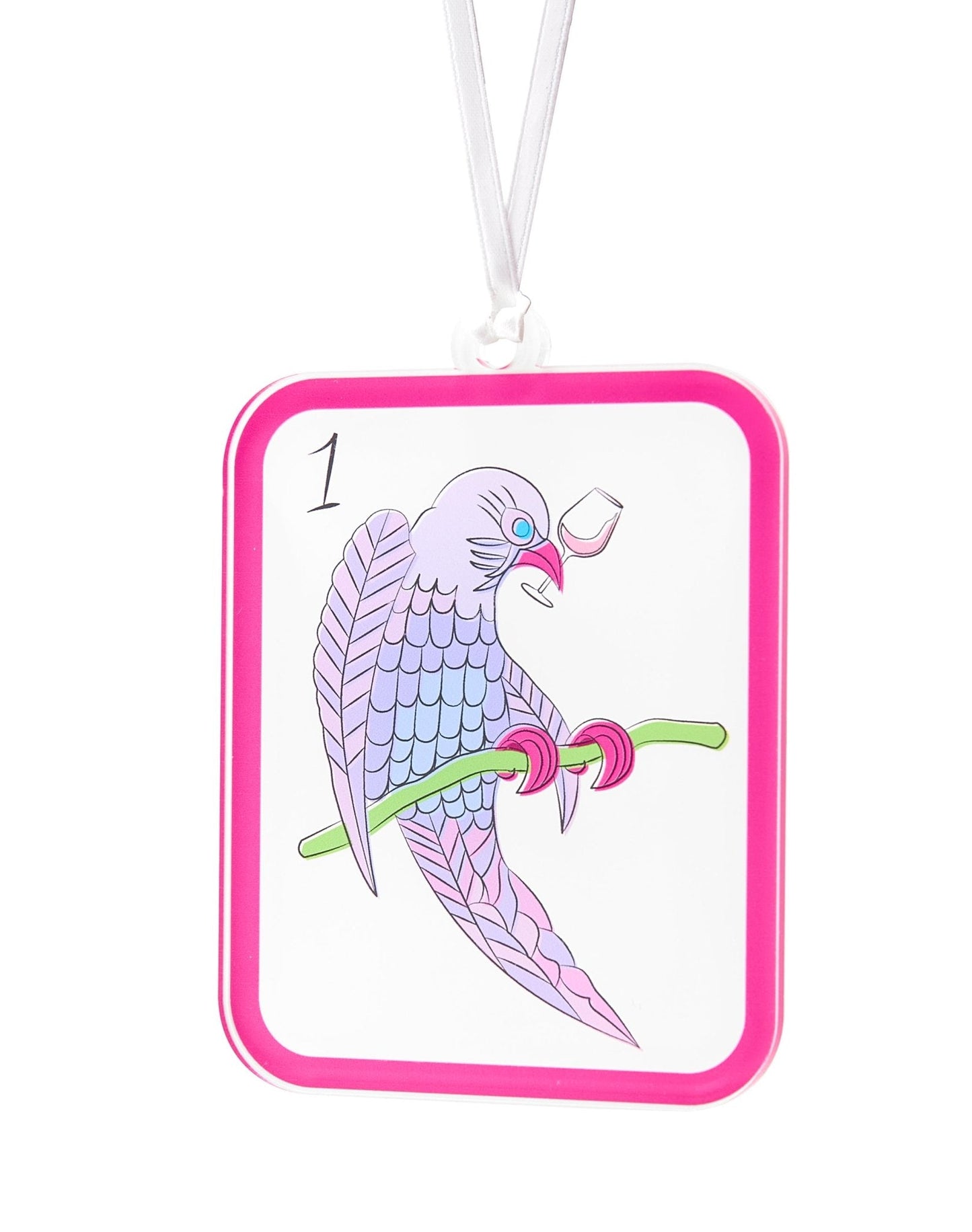 Mahjong Birdie Bam Acrylic Ornament