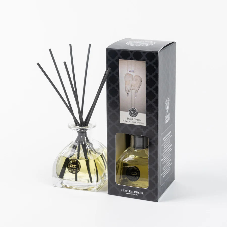 Sweet Grace Reed Diffuser – Luxury Flameless Home Fragrance Diffuser 4 oz