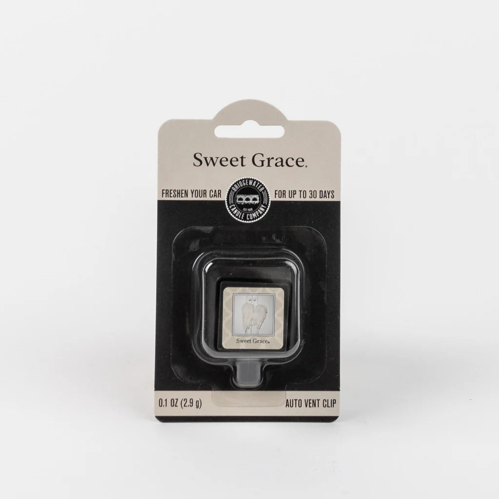 Bridgewater Sweet Grace Auto Vent Clip – Car Air Freshener | Bossier City Boutique Gift