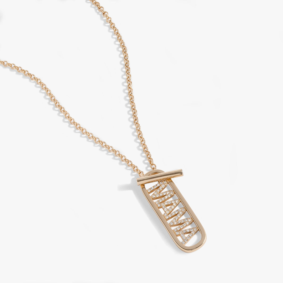 Mama Toggle Pendant Necklace