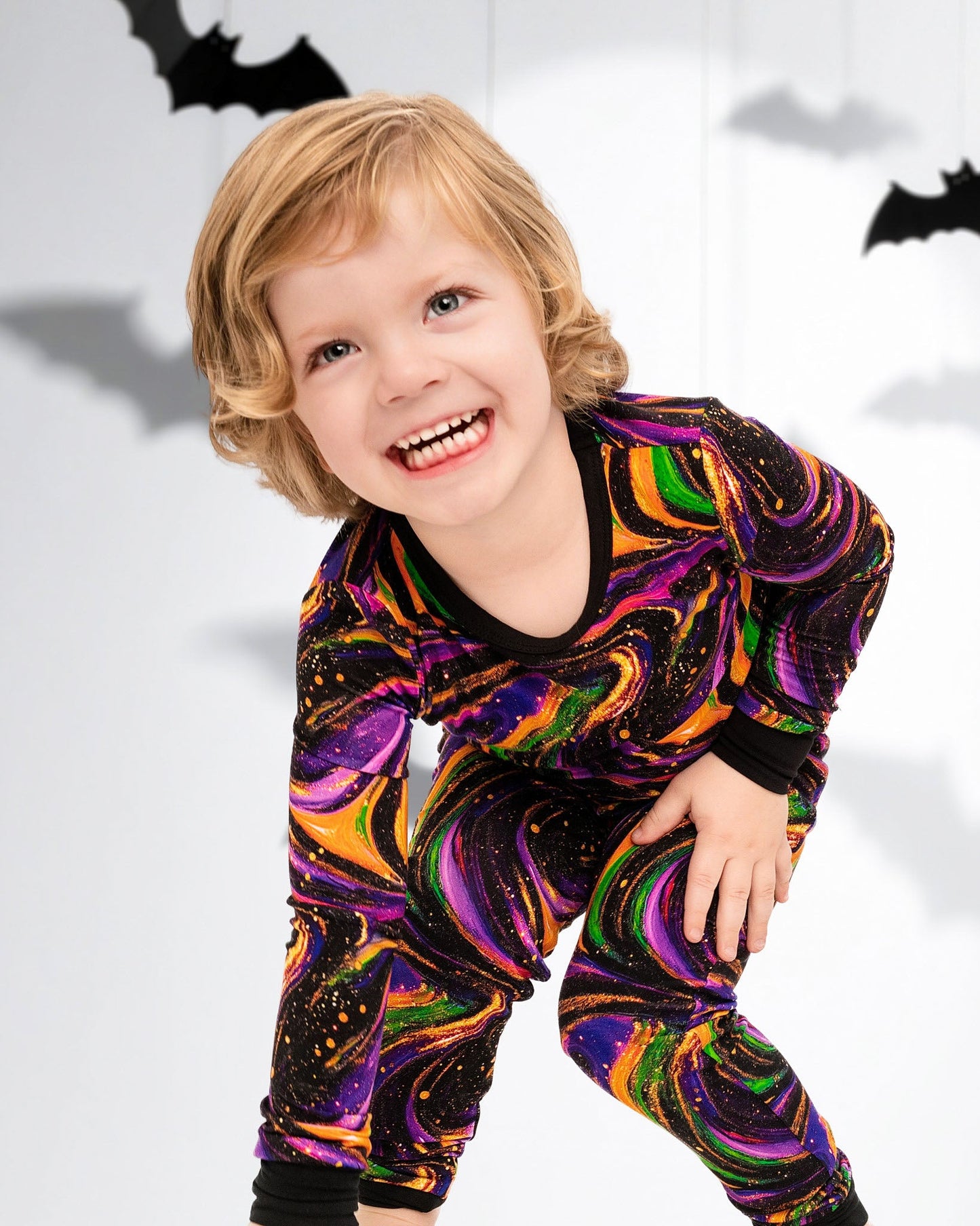 Halloween | Magic Swirls | Bamboo Two-Piece Pajamas