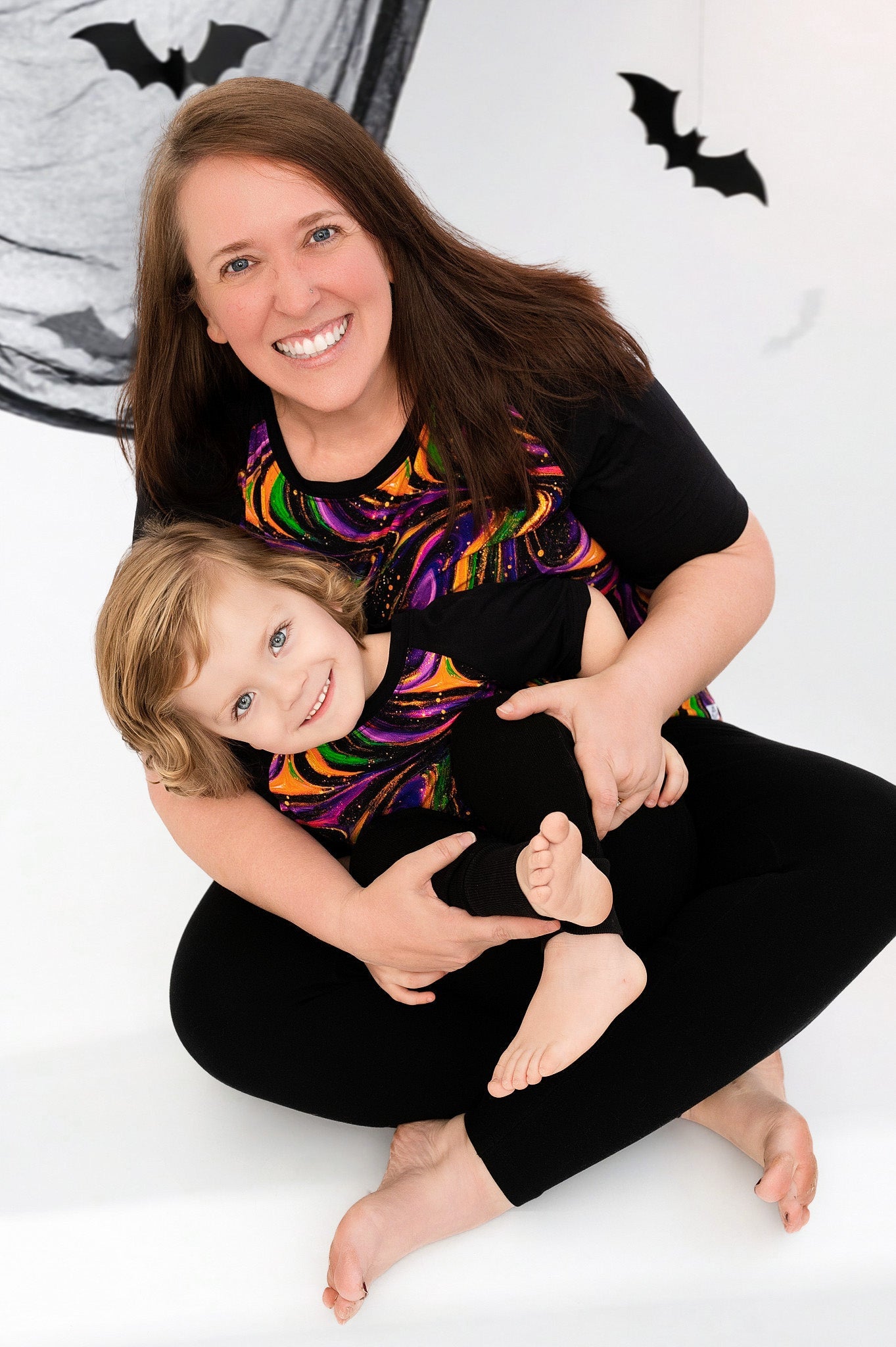 Halloween | Magic Swirls | Adult Bamboo Raglan Top