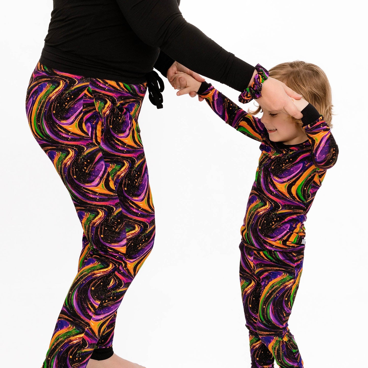 Halloween | Magic Swirls | Bamboo Scrunchie