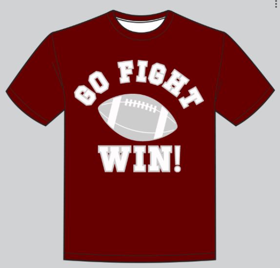 Go, Fight, Win Maroon Modal Shirt