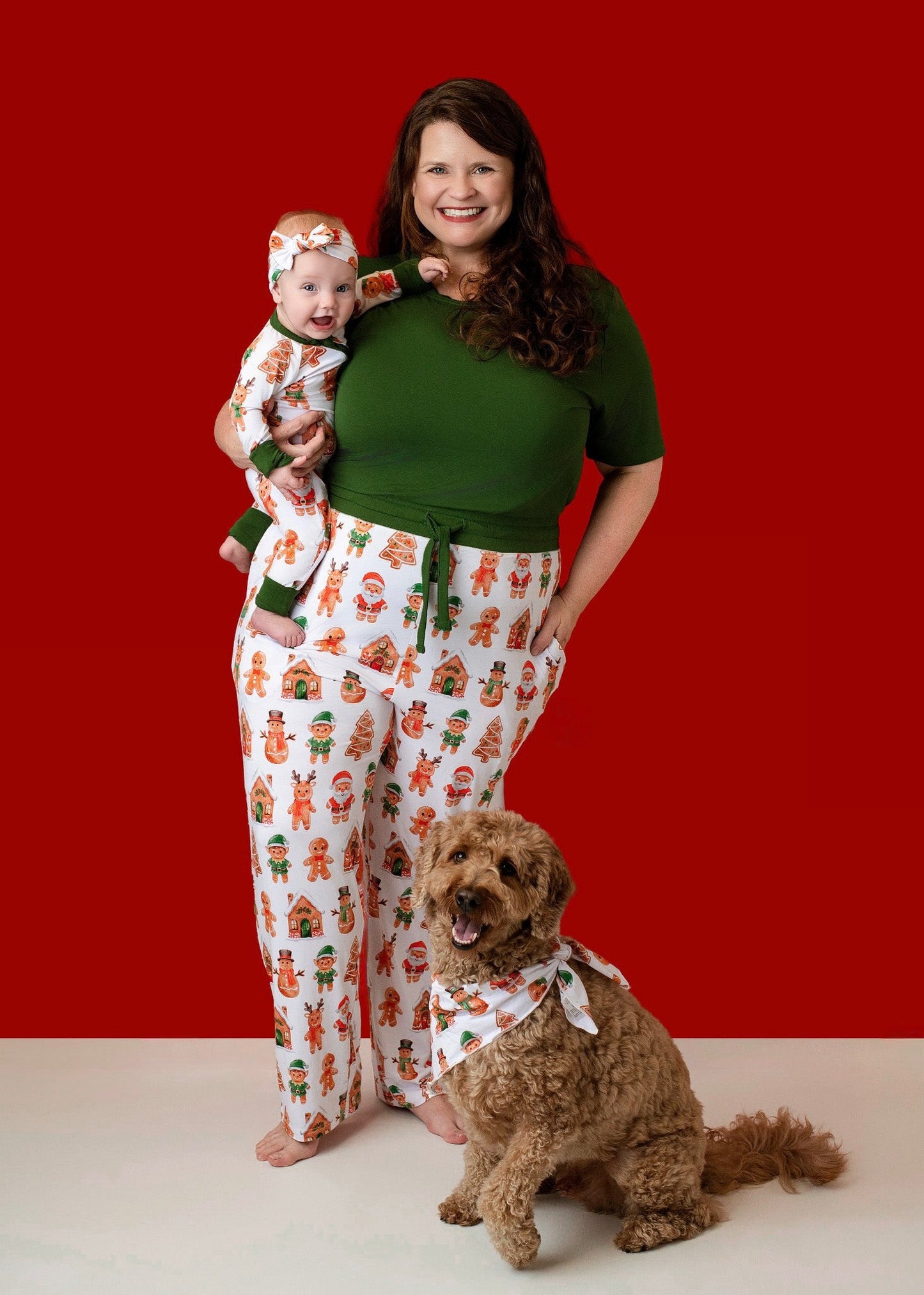 Christmas | Holiday Gingerbread | Men’s Bamboo Lounge Pants