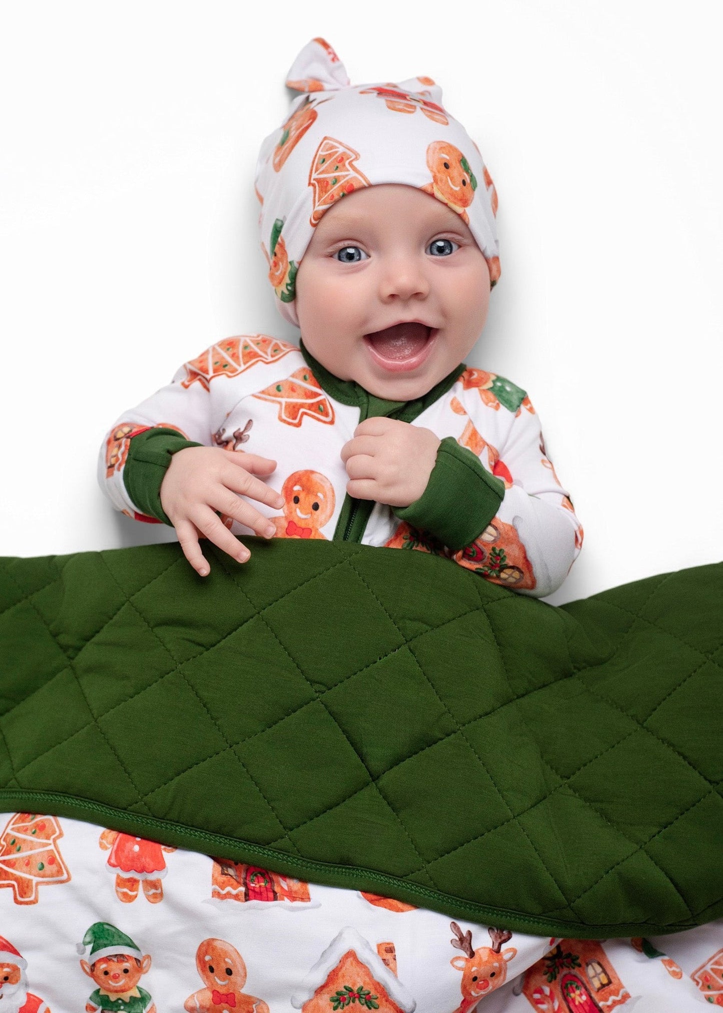 Christmas | Holiday Gingerbread | Bamboo Zipper Pajamas