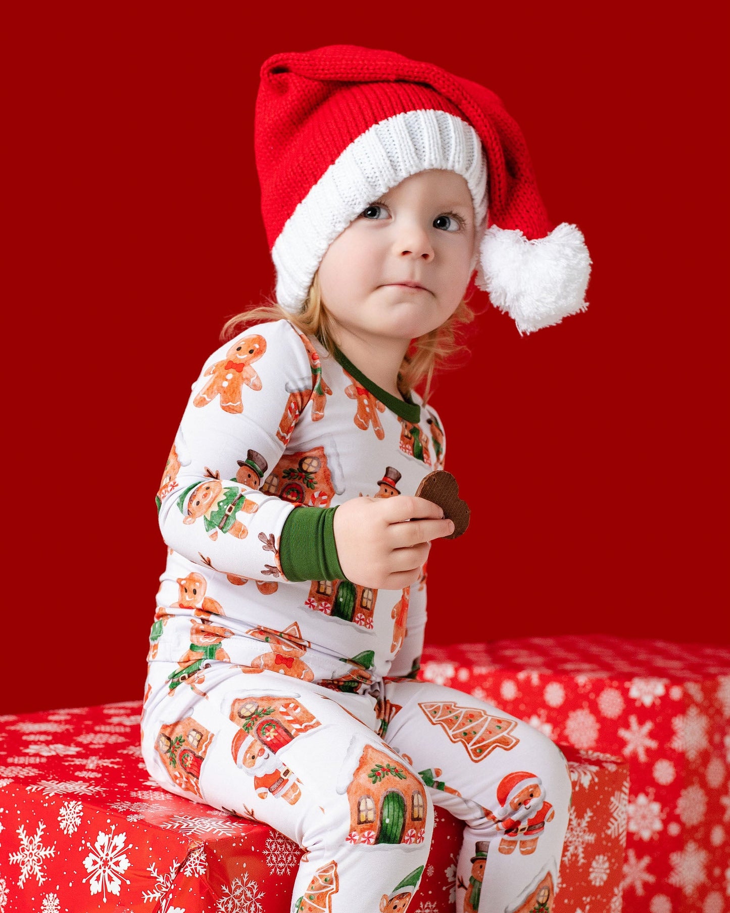 Christmas | Holiday Gingerbread | Bamboo Two-Piece Pajamas