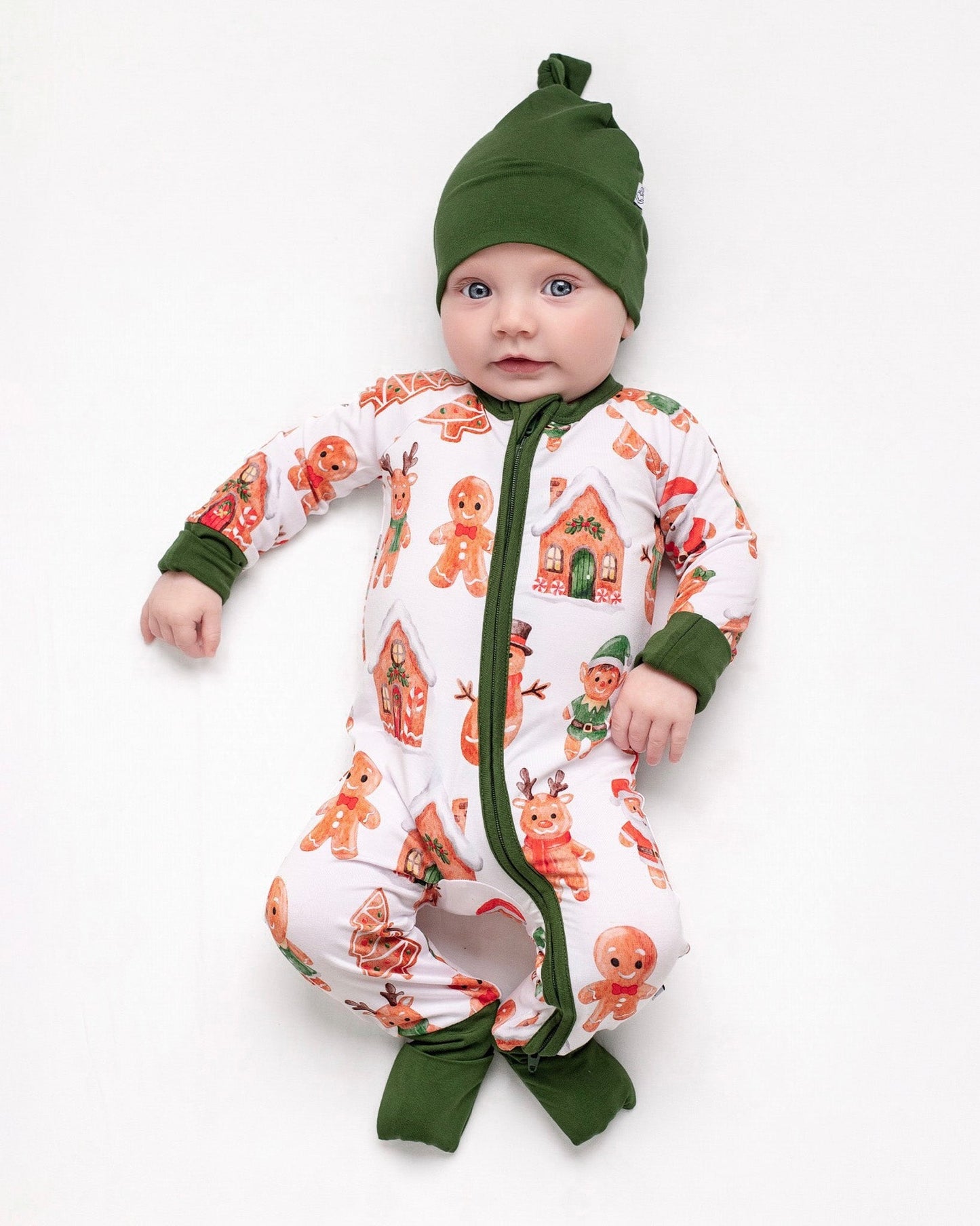 Christmas | Evergreen | Bamboo Baby Knotted Hat