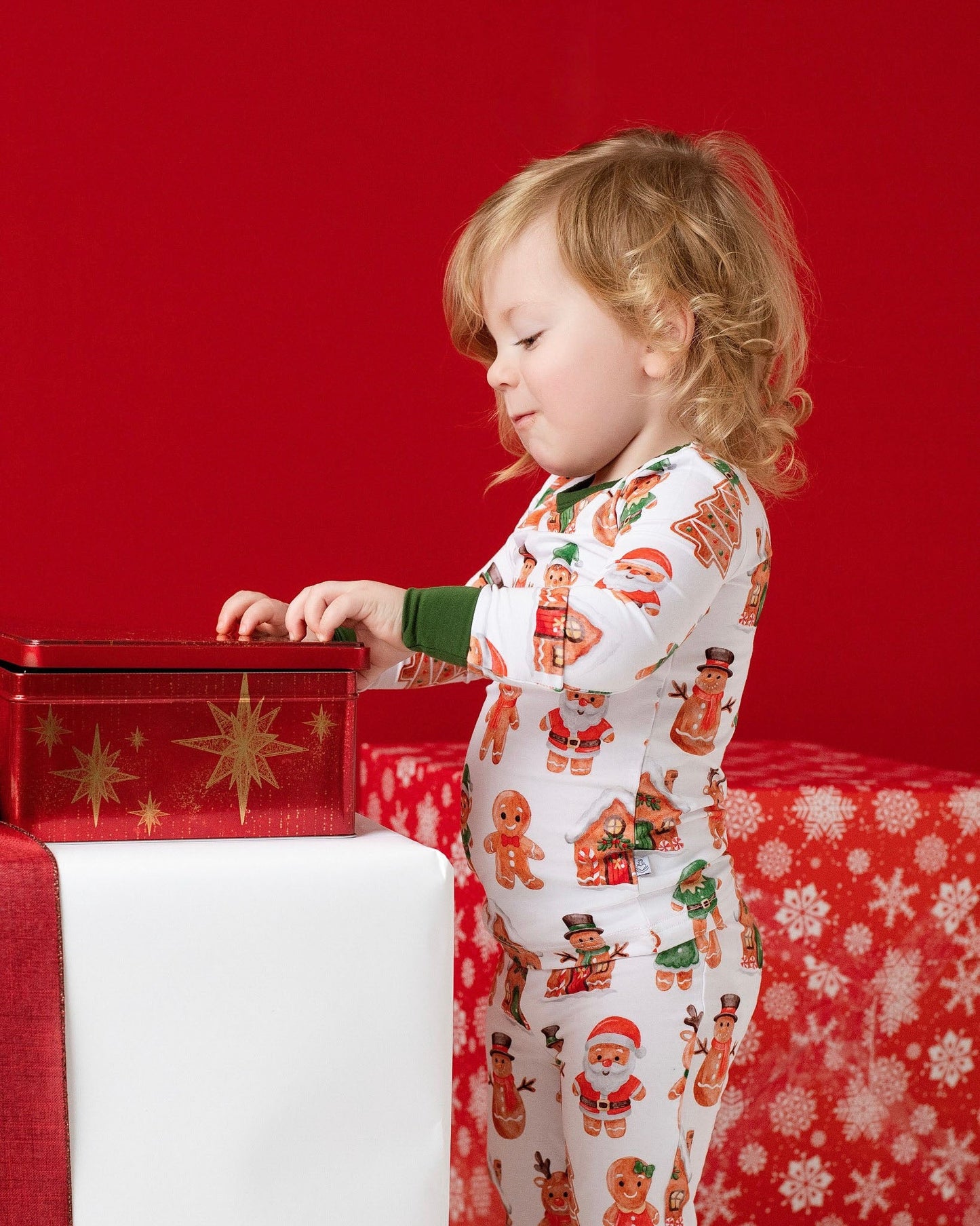 Christmas | Holiday Gingerbread | Bamboo Two-Piece Pajamas