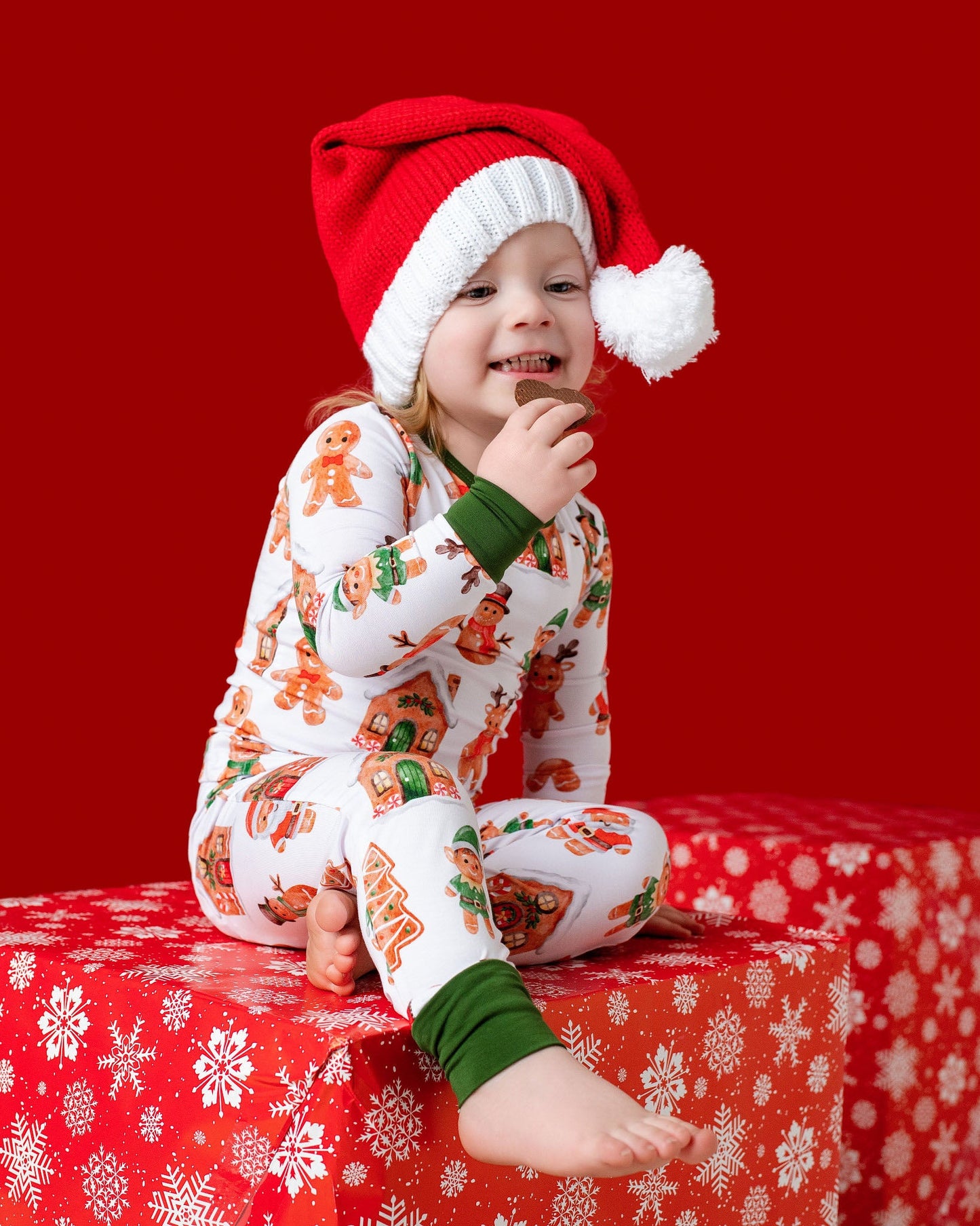 Christmas | Holiday Gingerbread | Bamboo Two-Piece Pajamas