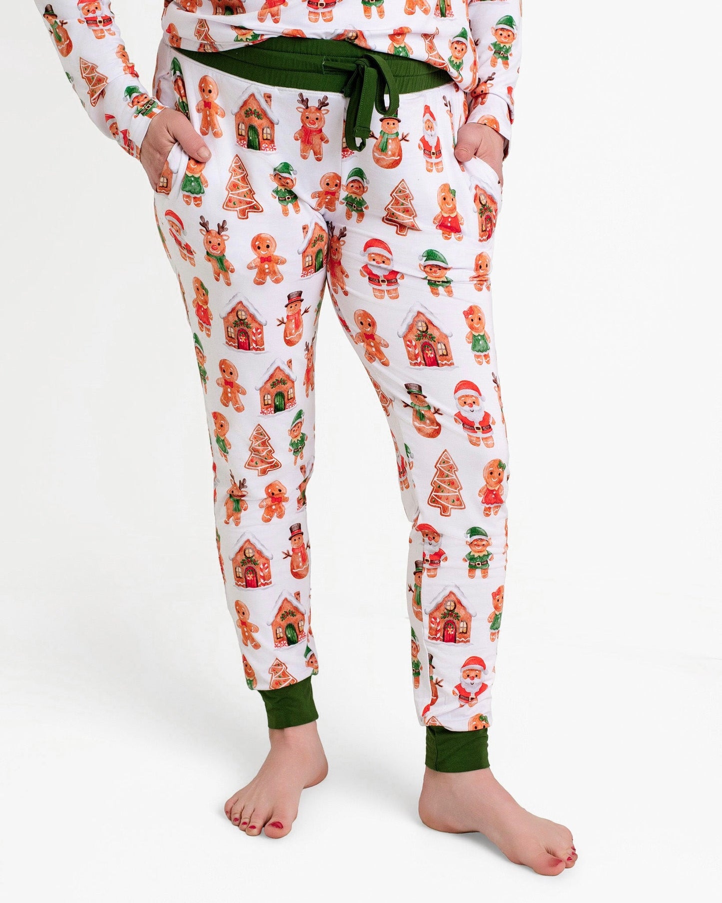 Christmas | Holiday Gingerbread | Women's Bamboo Joggers