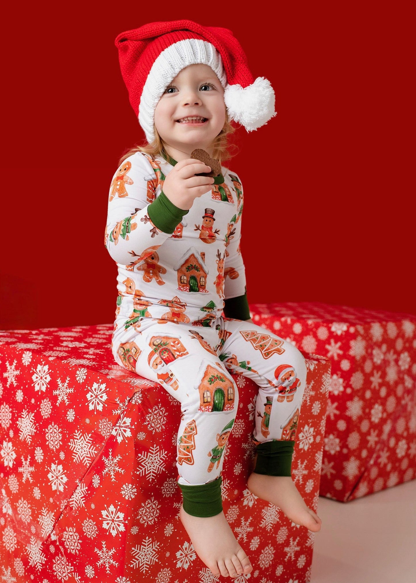 Christmas | Holiday Gingerbread | Bamboo Two-Piece Pajamas