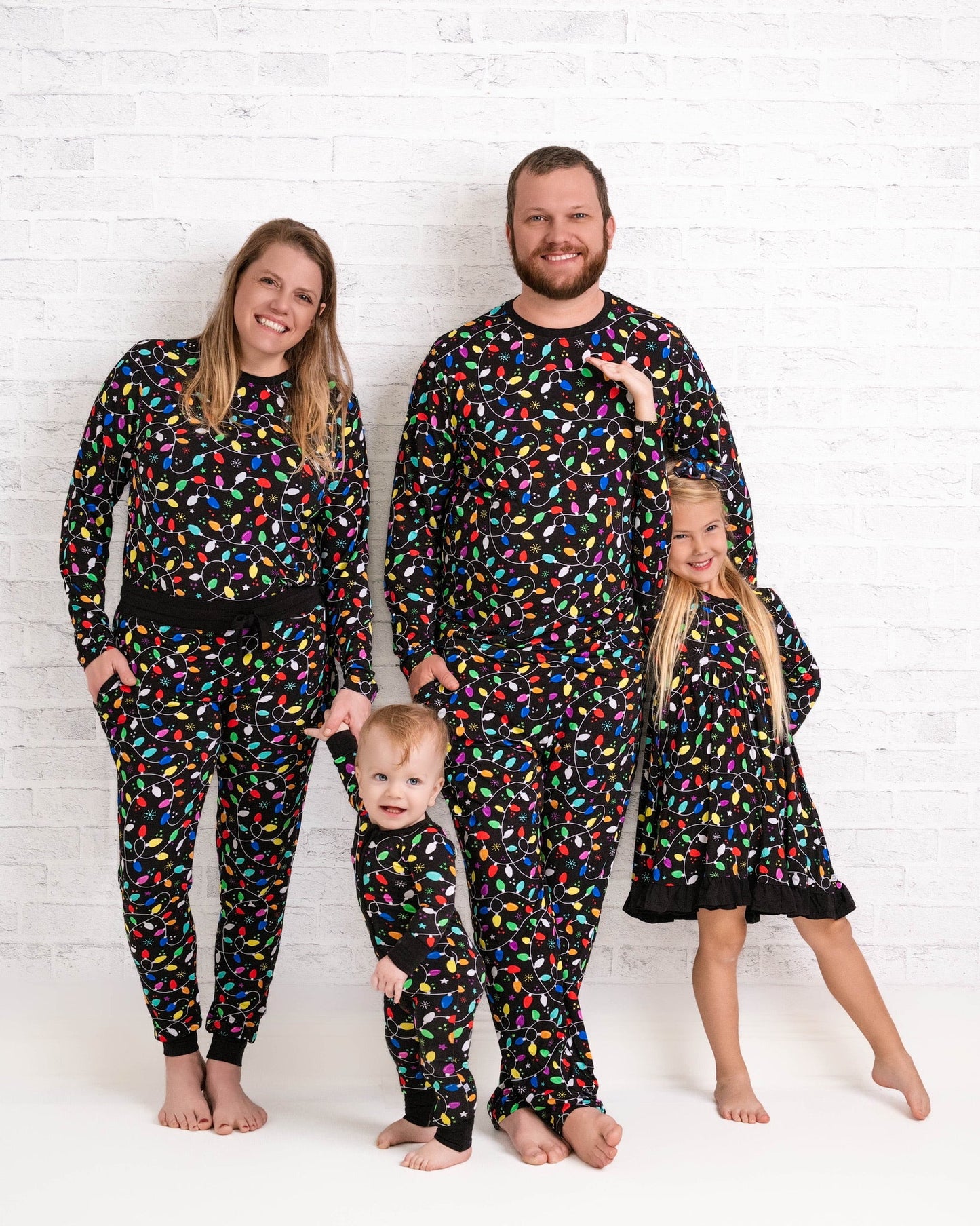 Christmas | Holiday Lights | Women's Bamboo Joggers