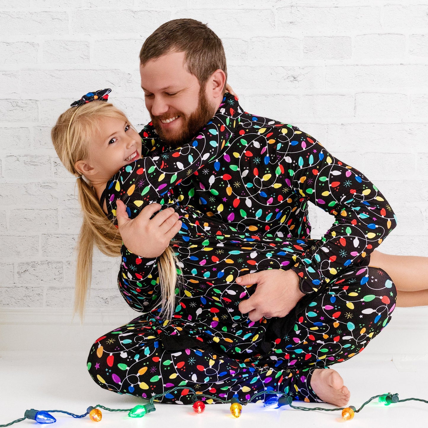 Christmas | Holiday Lights | Men’s Bamboo Lounge Pants