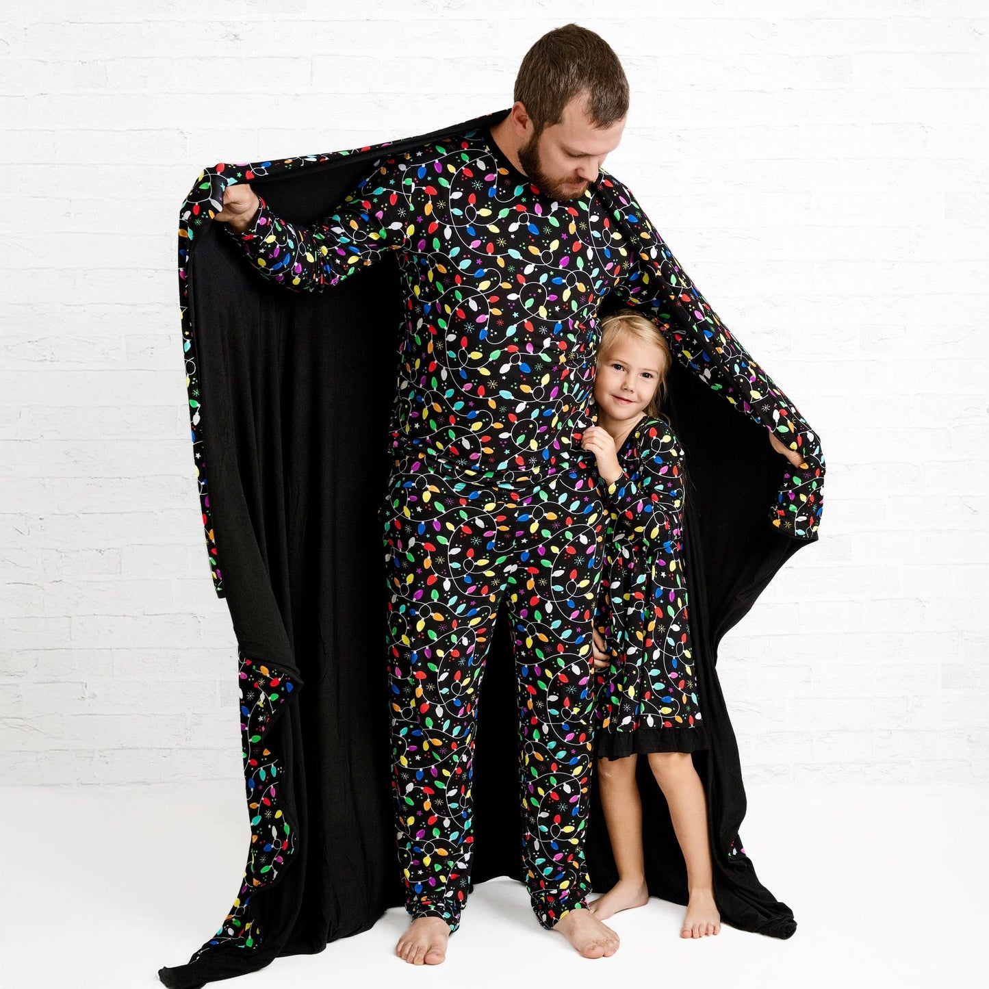 Holiday Lights | Double Layer Bamboo Adult Blanket