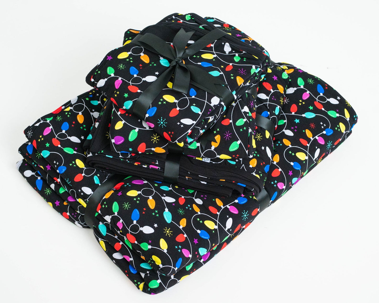 Holiday Lights | Double Layer Bamboo Toddler Blanket