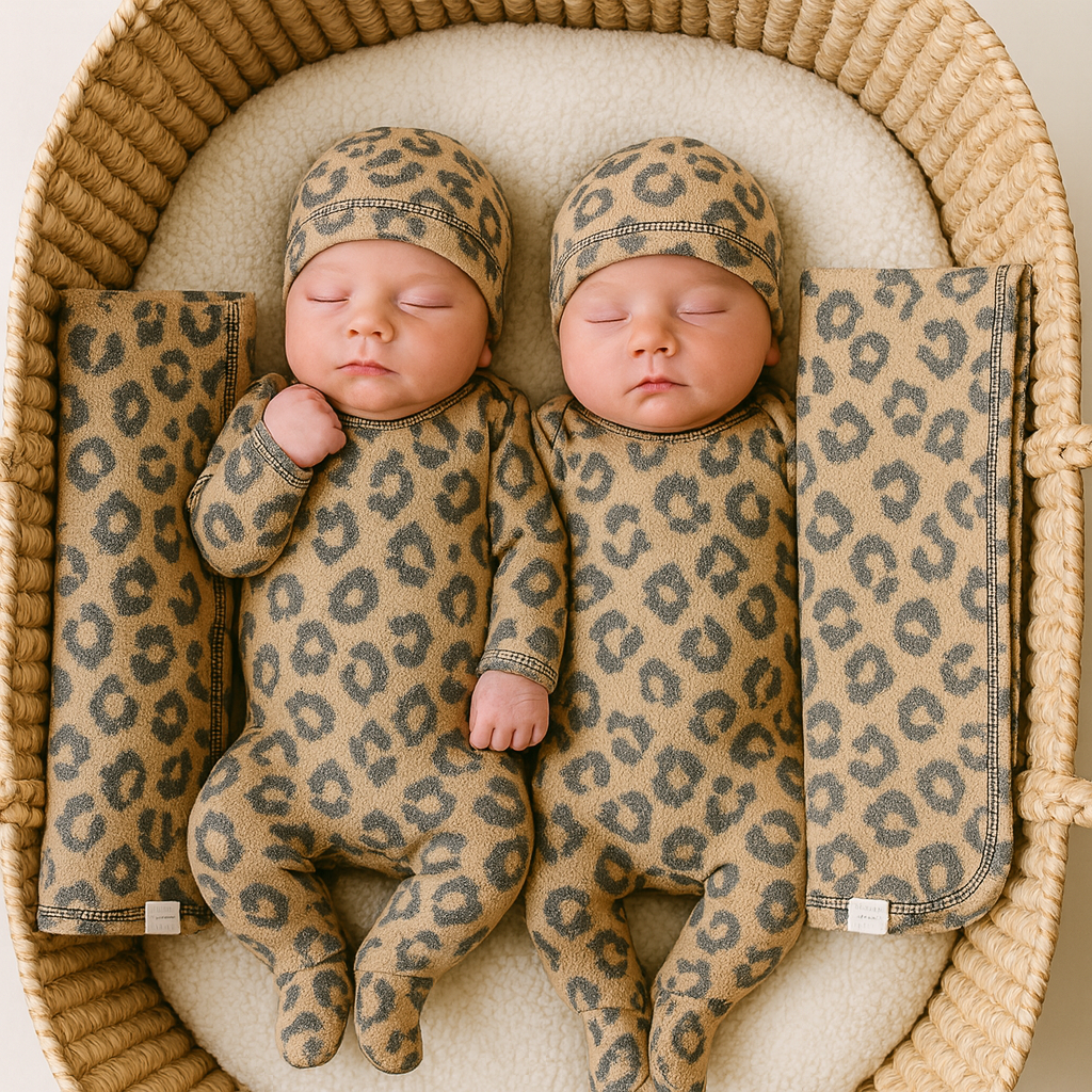 Brushed Hacci Animal Newborn Essentials Set