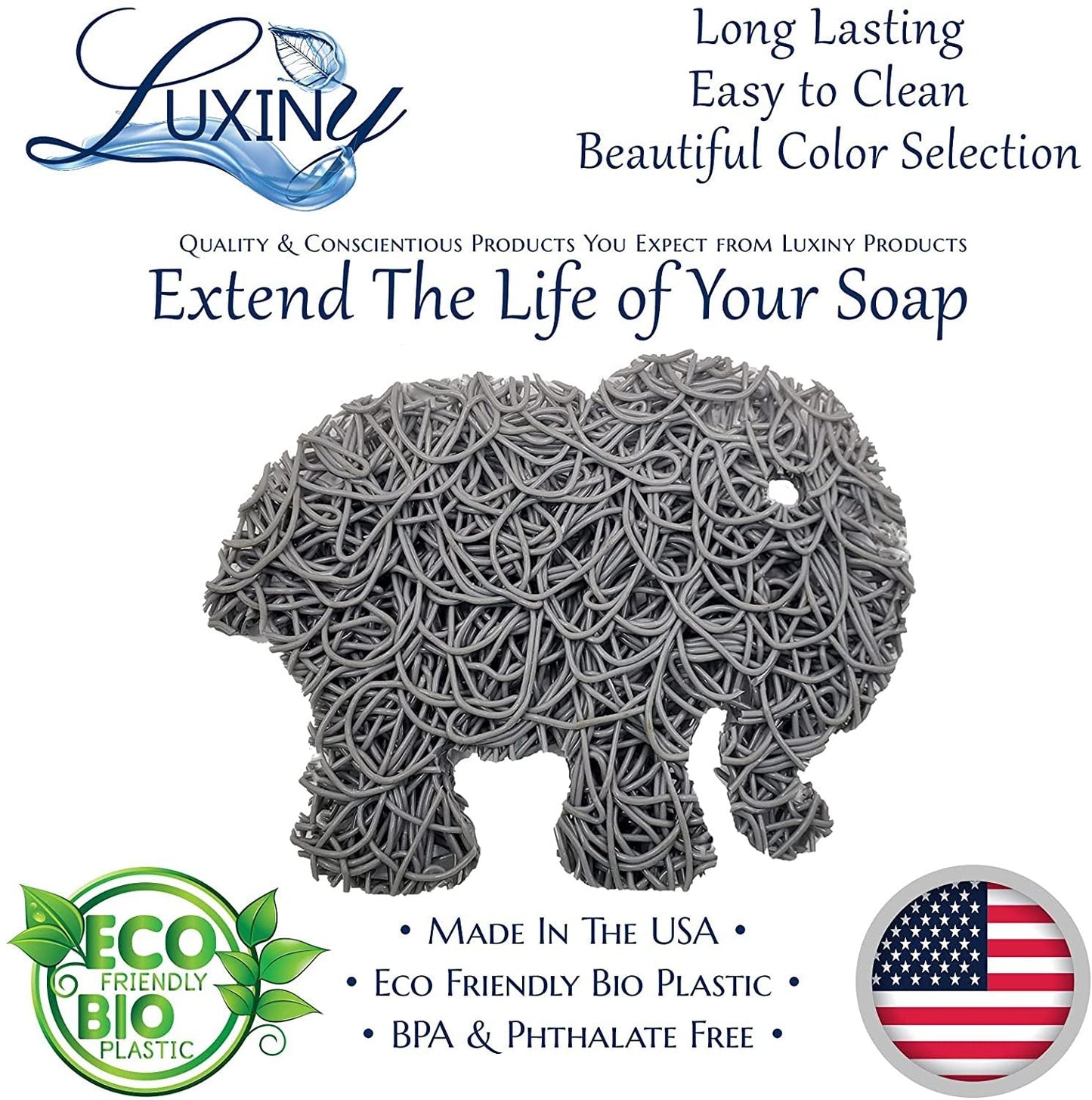 Soap Saver | Soap Rest | Soap Holder | Grey Coloered | Elephant Soap Saver