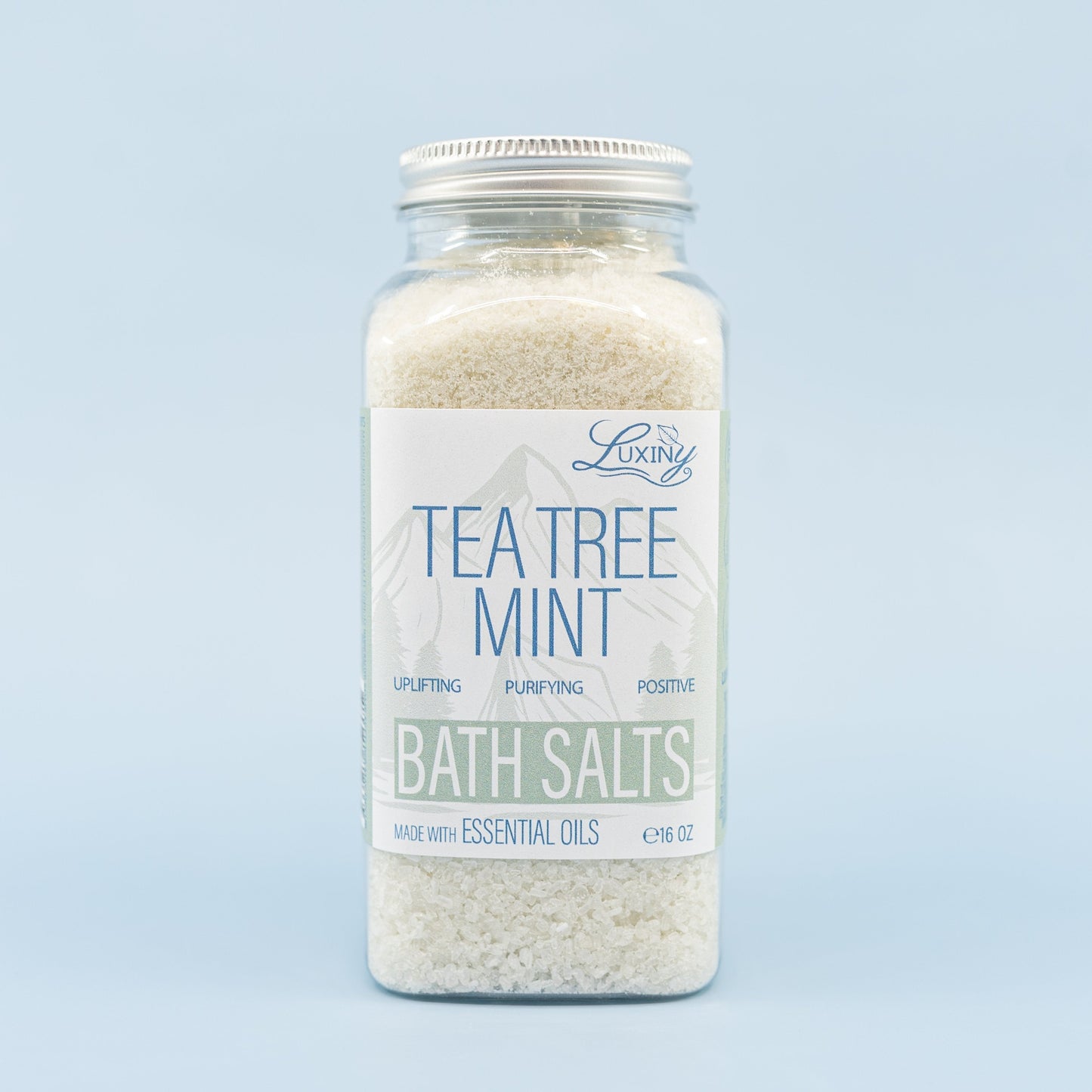 Bath Salts | Tea Tree Mint | Essential Oil | 20 oz