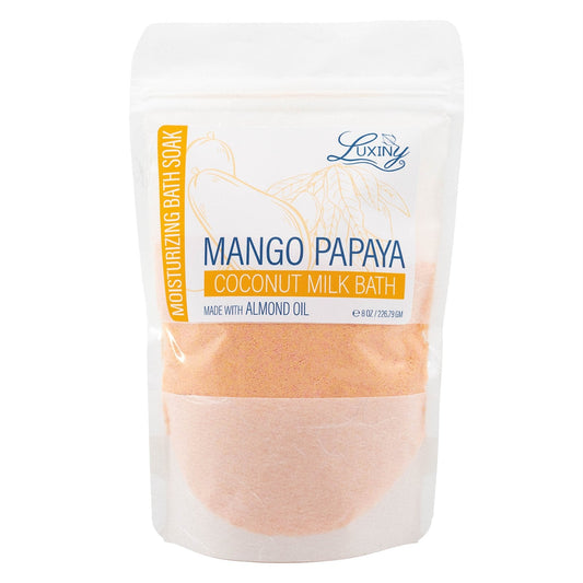 Coconut Milk Bath | Bath Fizz | Moisturizing Bath Soak | Mango Papaya