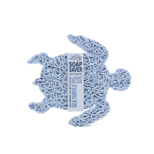 Soap Saver | Soap Rest | Soap Holder | Sky Blue Colored | Sea Turtle Soap Saver