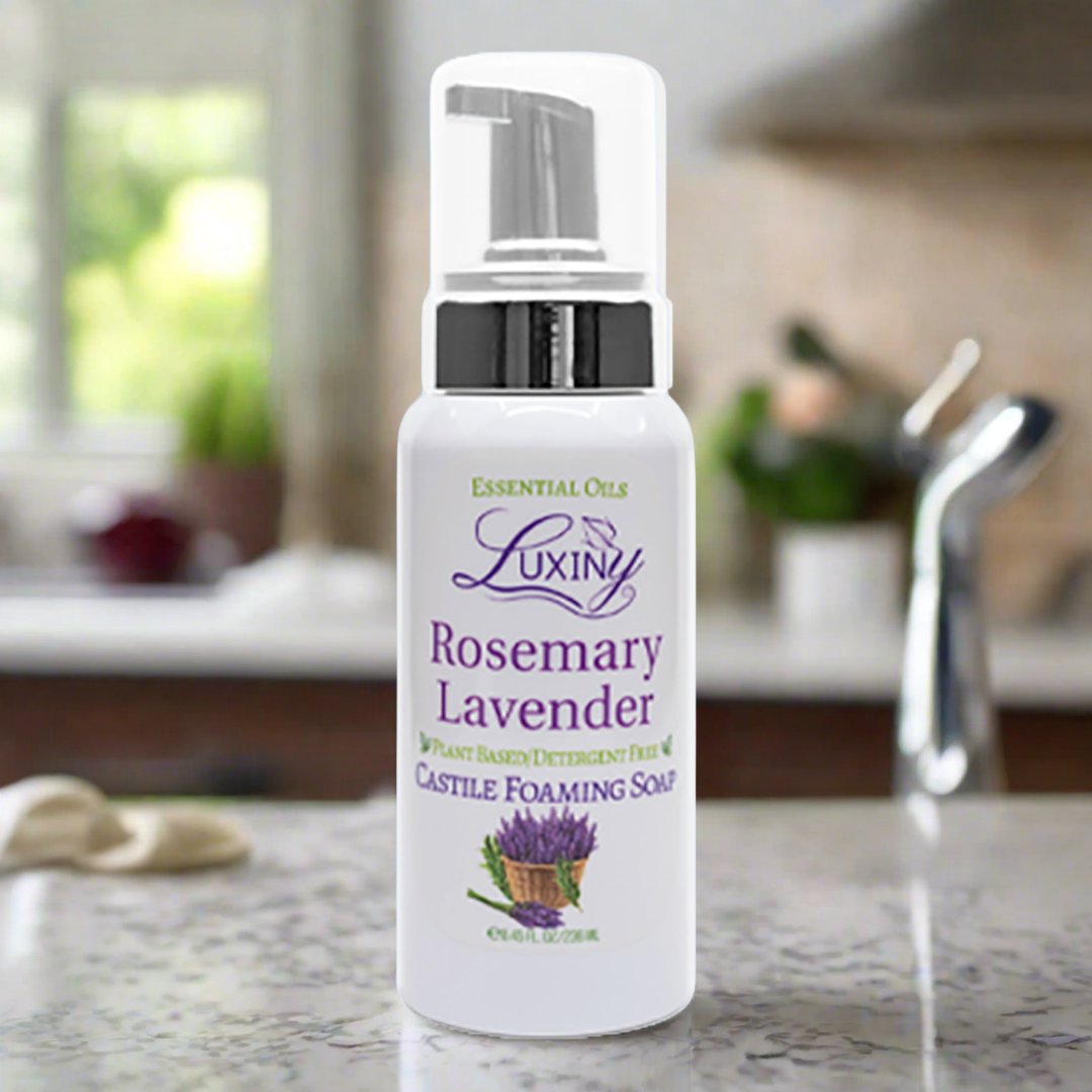 Foaming Hand Soap | Castile Soap | Essential Oil Soap | Natural Liquid Soap | Rosemary Lavender