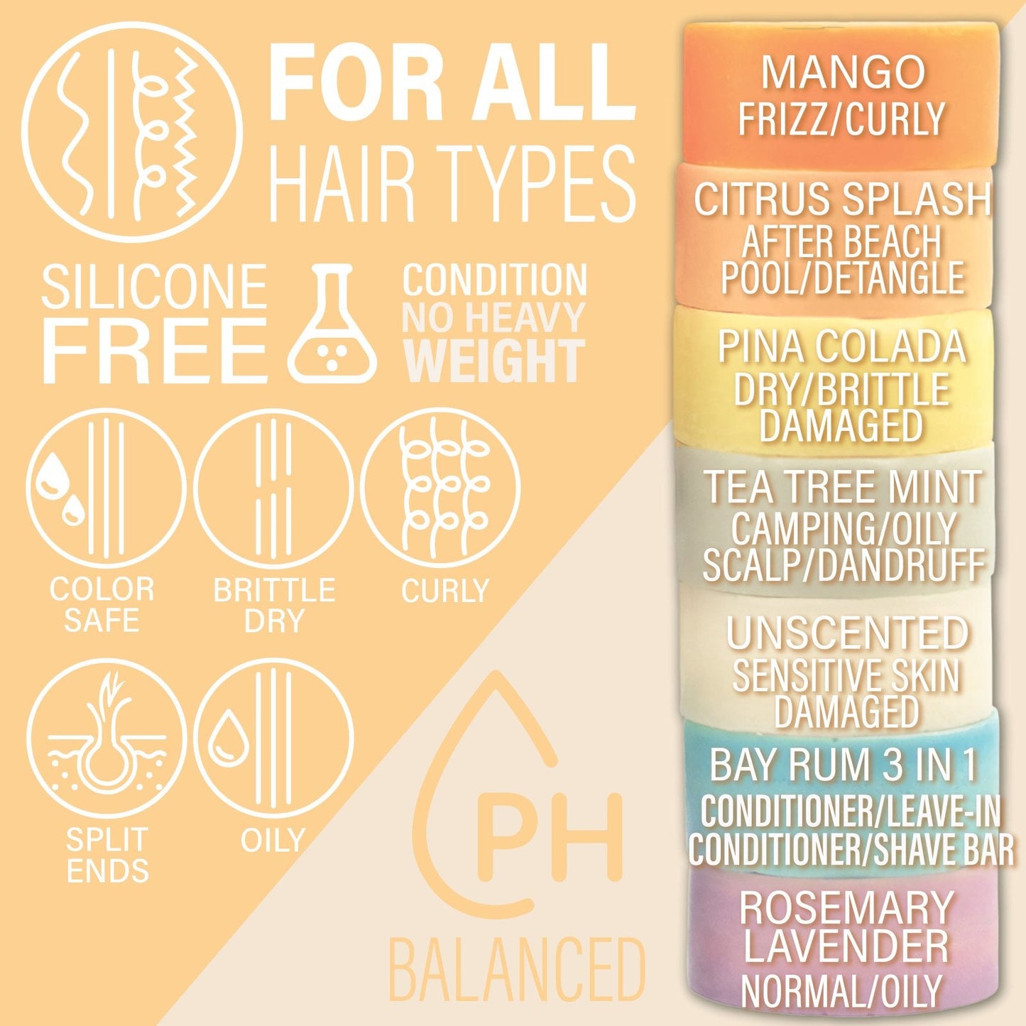 Citrus Splash Conditioner Bar - Beach Bar