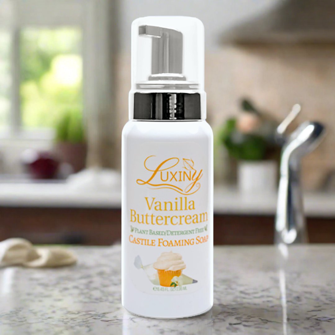 Foaming Hand Soap | Castile Soap | Natural Foaming Soap | Natural Liquid Soap | Vanilla Buttercream