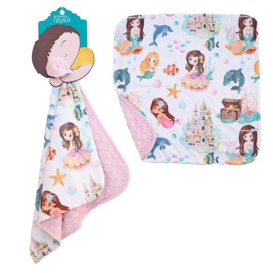 Mini Minky Blanket Mermaids