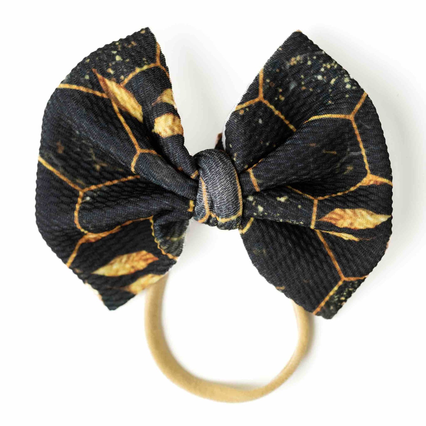 Midnight Honey | Toddler Girl Nylon Bow