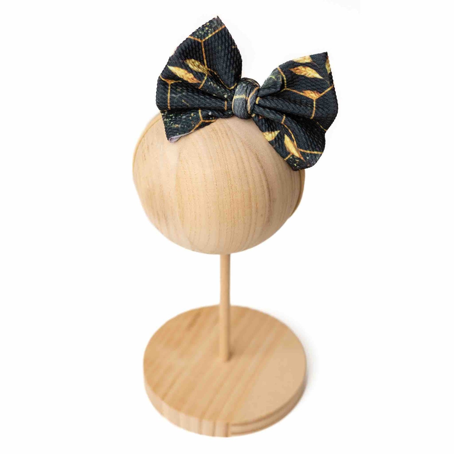 Midnight Honey | Toddler Girl Nylon Bow