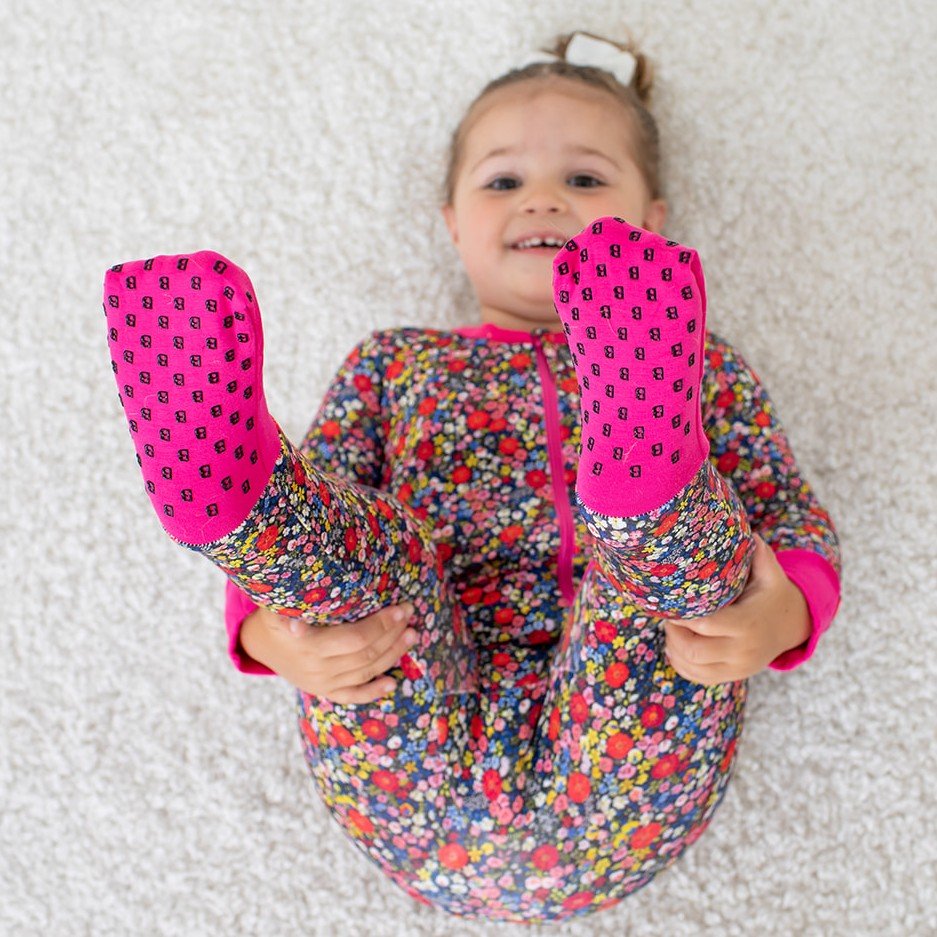 Midnight Petals Convertible Coverall