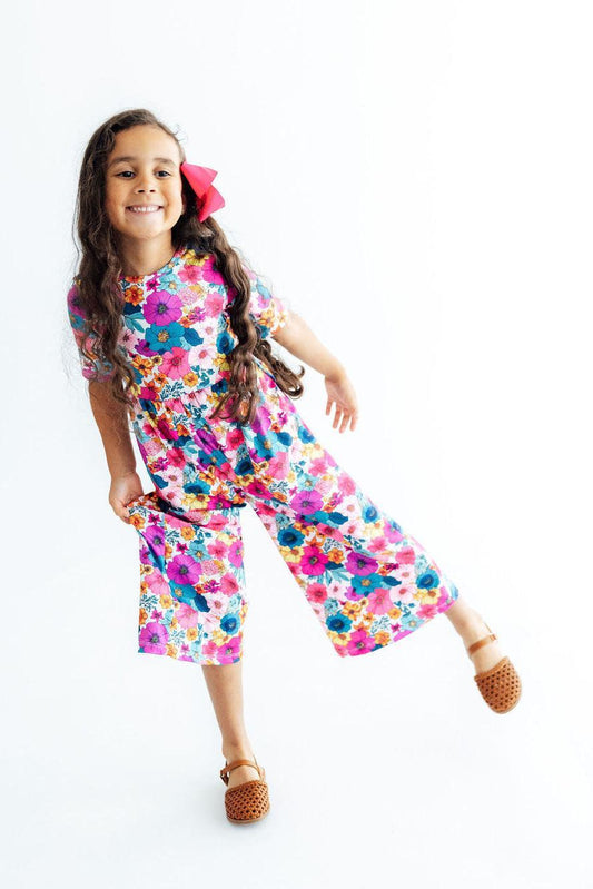 Retro Bloom Wide Leg Jumpsuit