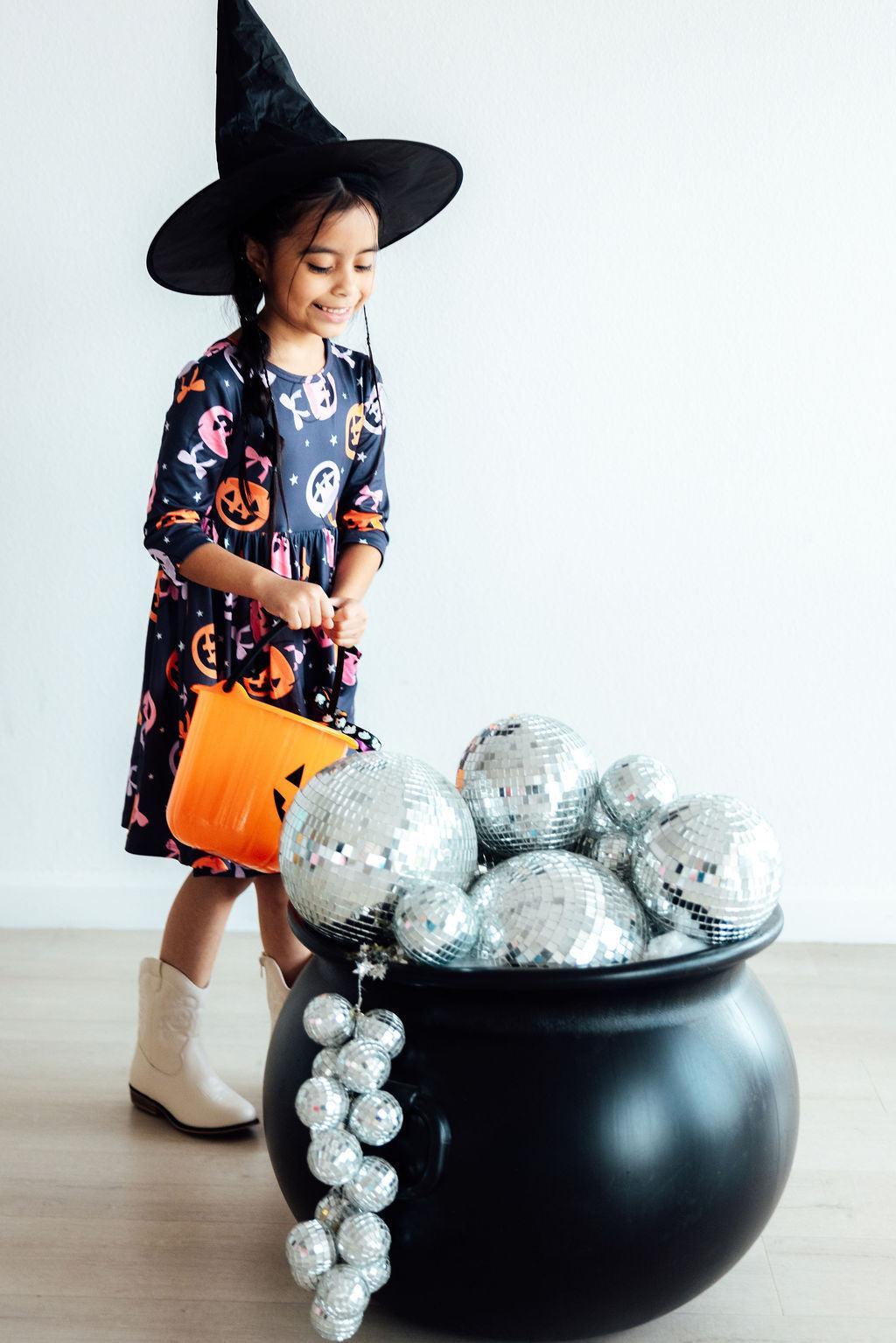 Sweet Tooth 3/4 Sleeve Pocket Twirl Dress