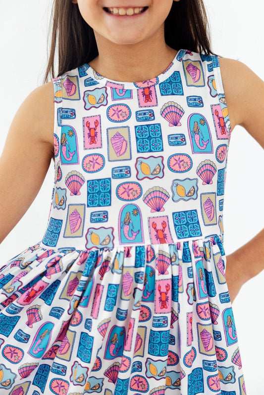 Amalfi Adventure Tank Twirl Dress