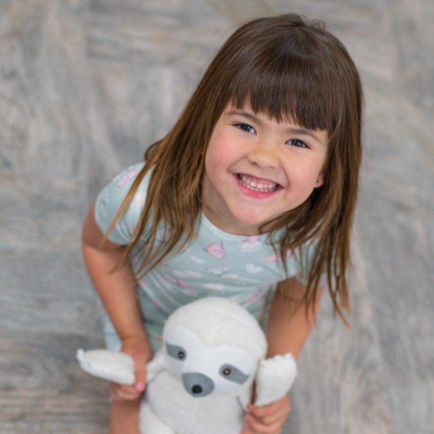 Mint Butterfly Daisy Bamboo Summer Pajama Set