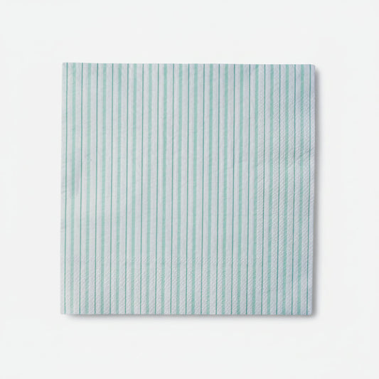 Mint Fine Stripes Napkins (Set of 16)