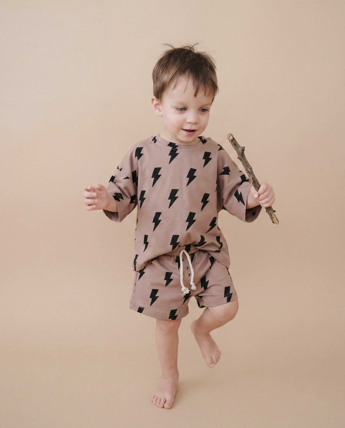 Shorts Set | Mocha Bolts