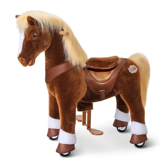 Model Y® Horse Ride-On Toy Age 4–7 – Brown
