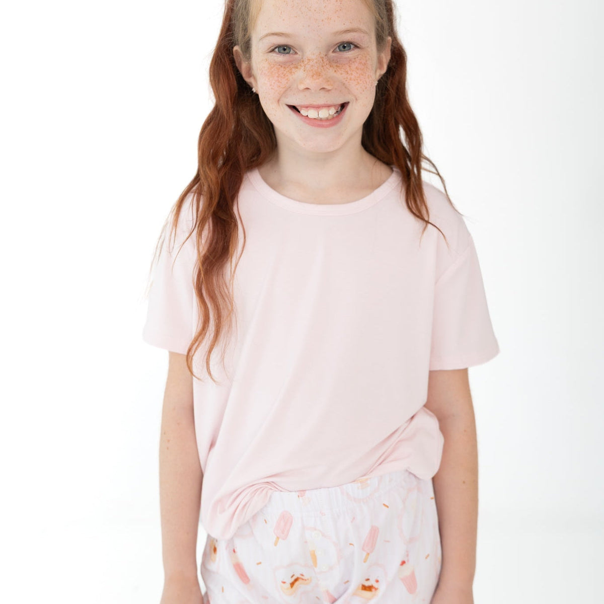 Ice Cream Social Youth Girls Shorts Set