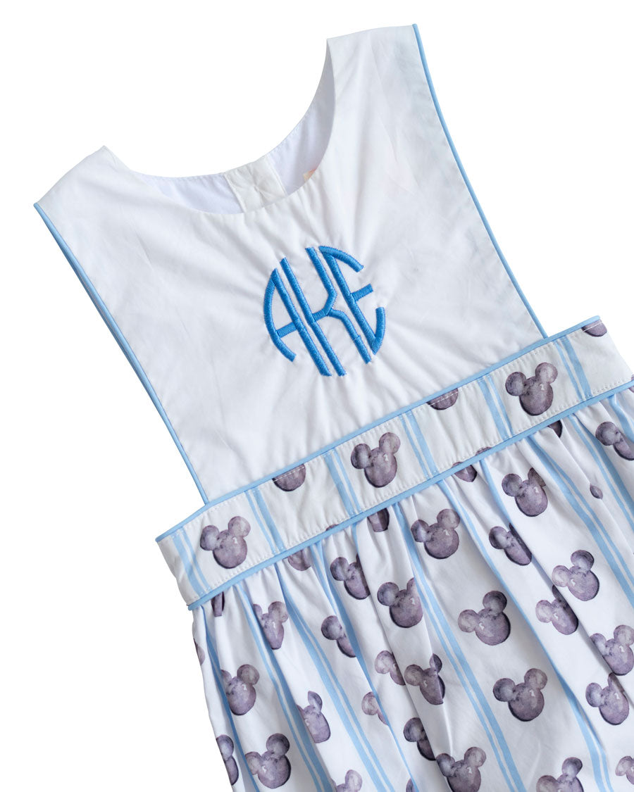Hand Painted Mouse Print Unisex Bubble
