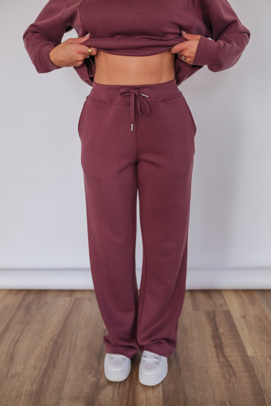 Luxe Wide Leg Lounge Pants