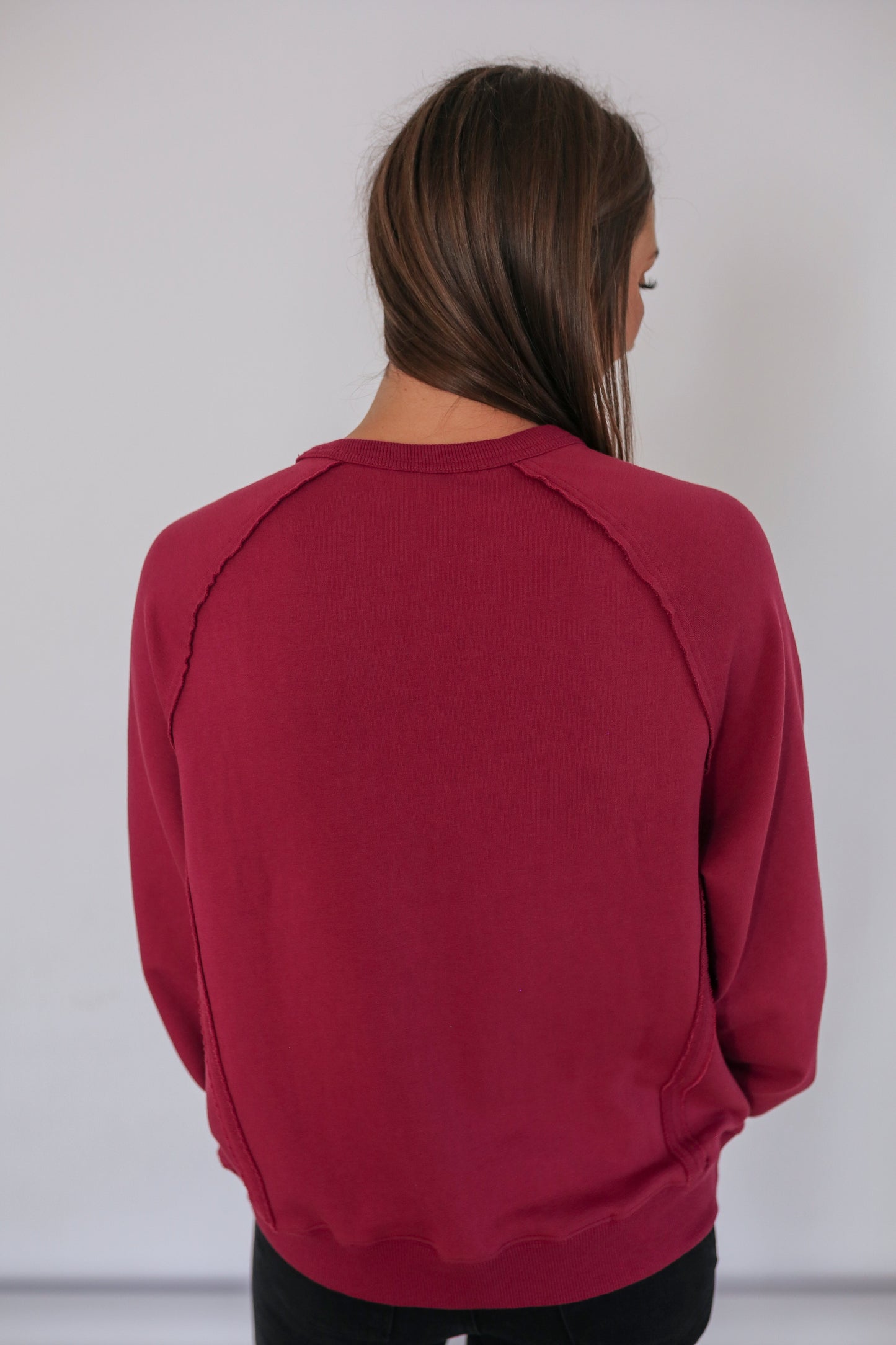 Big Hug Vertical Zip Breastfeeding Crewneck