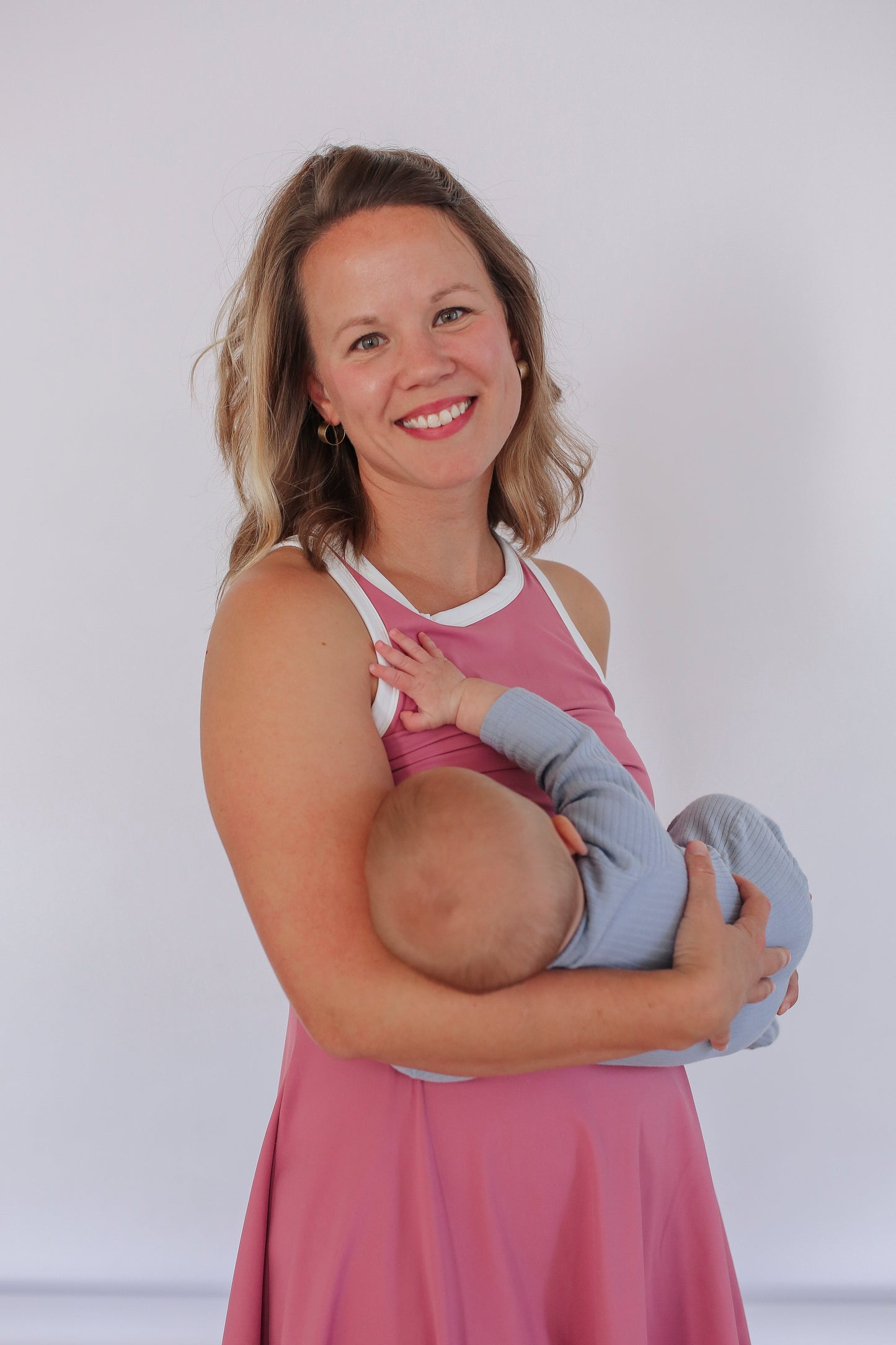 The Courtside Nursing Tennis Dress – Breastfeeding Friendly