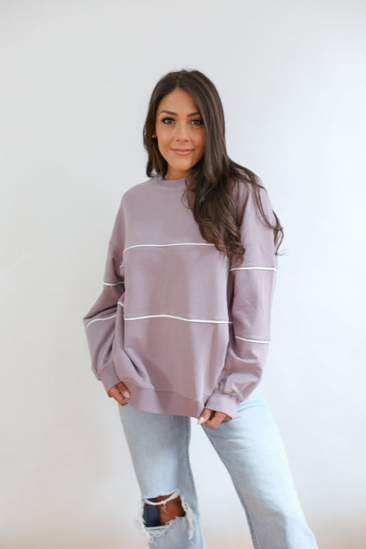 The Piped Sweatshirt