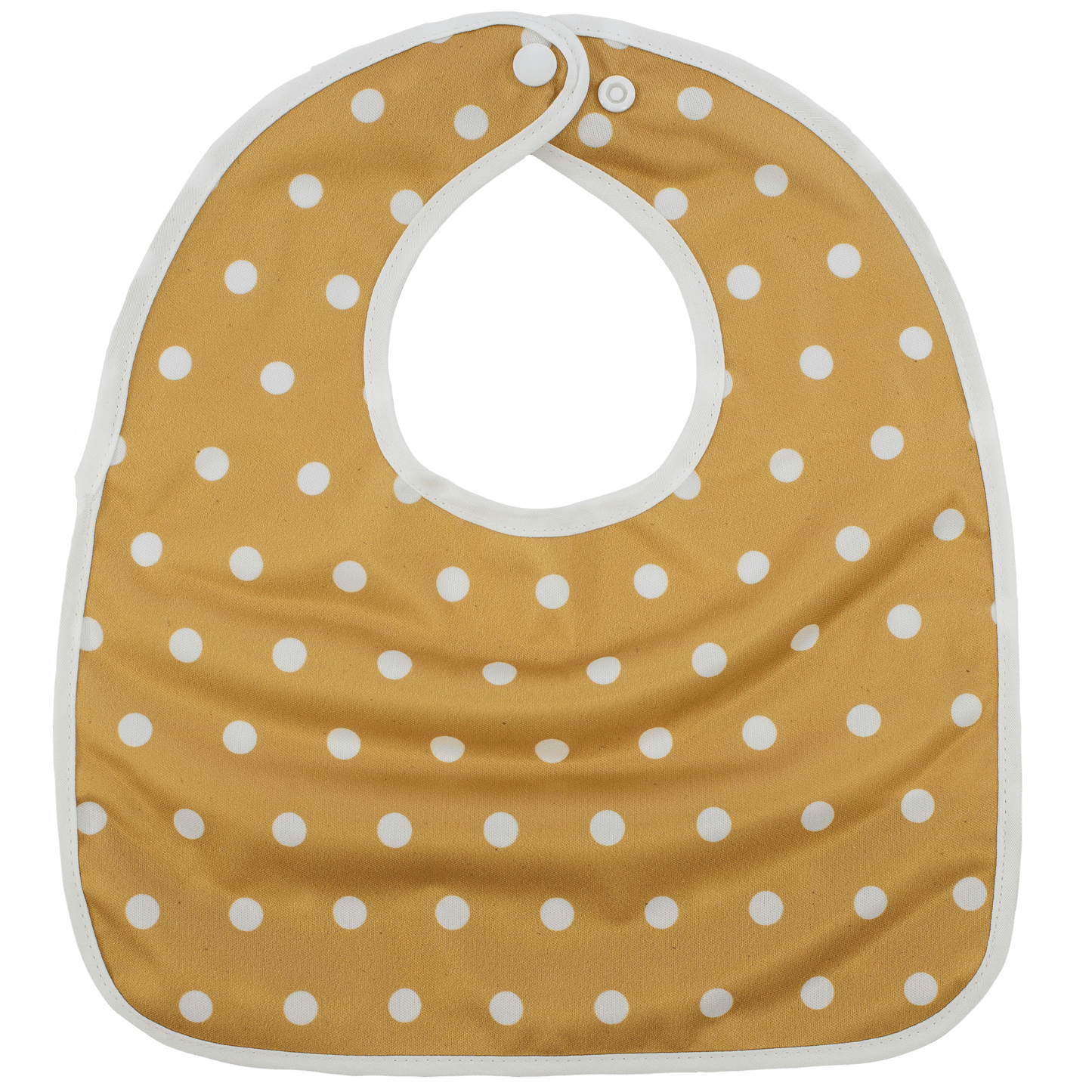 Mustard Polka Dots - The Flip Bib